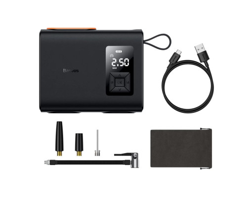 Автомобільний насос Baseus Mega EnergyPump Series Dual Cylinder Wireless Inflator (CRNL060001)