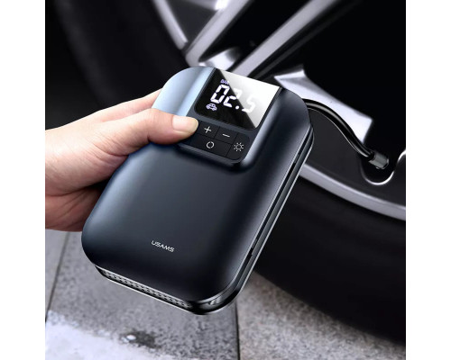 Автомобільний насос Usams US-ZB215 Mini Car Air Pump 5000mAh Black (CQBZB21501)