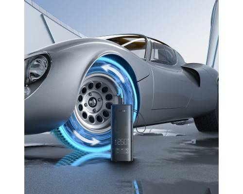 Автомобільний насос Baseus SuperMini Mega Series Double Cylinder Air Inflator Cluster Black (C11123202111-00)