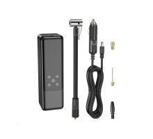 Автомобільний насос HOCO ZP5 May smart air pump Black (6931474795526)