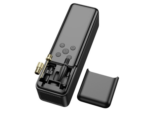 Автомобільний насос HOCO ZP5 May smart air pump Black (6931474795526)