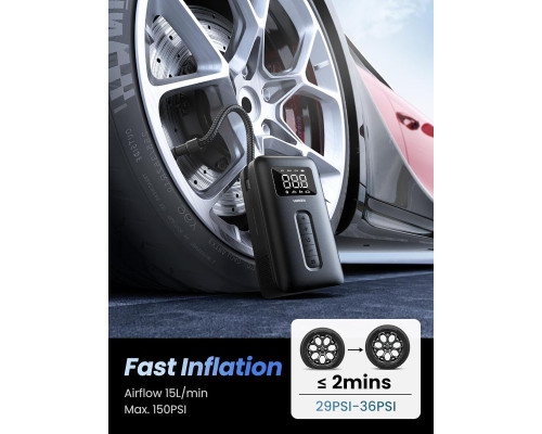 Автомобільний насос UGREEN Portable Tire Inflator (UGR-15951)