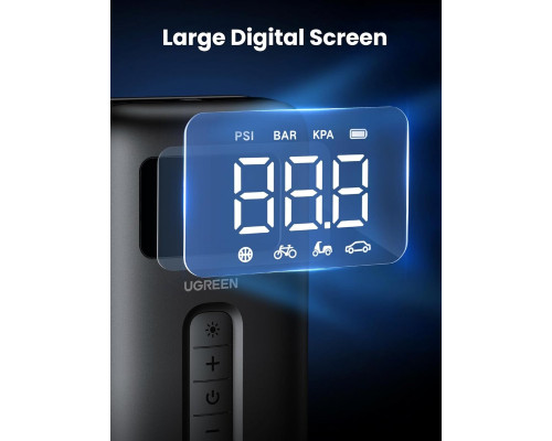 Автомобільний насос UGREEN Portable Tire Inflator (UGR-15951)