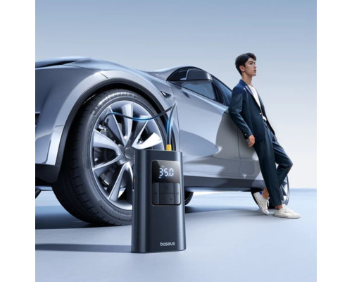 Автомобільний насос Baseus PrimeTrip VA1 Wired and Wireless 2-in-1 Tire Inflator Cosmic Black (C11169001121-00)