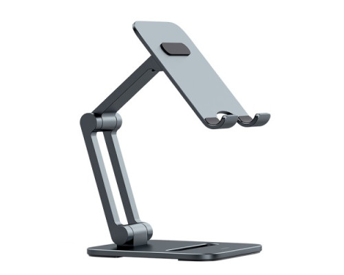 Підставка Baseus Desktop Biaxial Foldable Metal Stand (for Phones) Grey LUSZ000013 mag-693217261518554478