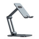 Підставка Baseus Desktop Biaxial Foldable Metal Stand (for Phones) Grey LUSZ000013 mag-693217261518554478