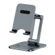 Підставка Baseus Desktop Biaxial Foldable Metal Stand (for Phones) Grey LUSZ000013 mag-693217261518554478
