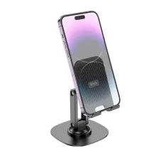 Тримач настільний Hoco HD6 Winner dual-axis rotating desktop stand Black mag-6942007602372144471