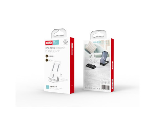 Настільний тримач XO C73 Folding desktop phone stand Білий mag-692068087905254120