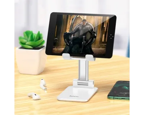 Тримач настільний Hoco PH29A Carry folding desktop stand White mag-6931474733917145072