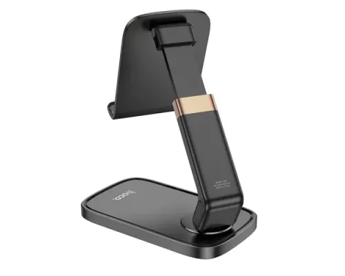 Тримач настільний Hoco HD8 Blackfish folding desktop stand Чорний mag-6942007610803151434