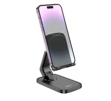 Тримач настільний Hoco HD8 Blackfish folding desktop stand Чорний mag-6942007610803151434