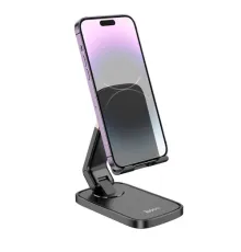 Тримач настільний Hoco HD8 Blackfish folding desktop stand Чорний mag-6942007610803151434