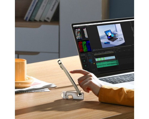 Підставка Baseus Portable Series Folding Phone Stand Moon White B10556600211-00 mag-693217263377654456