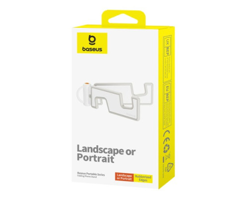 Підставка Baseus Portable Series Folding Phone Stand Moon White B10556600211-00 mag-693217263377654456