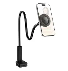 Тримач настільний Hoco HD13 Mountain ring magnetic holder Black mag-6942007662604145311
