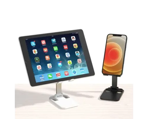 Настільний тримач XO C67 Aluminum alloy desktop holder for phone Білий mag-6920680876068144192