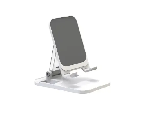Настільний тримач XO C67 Aluminum alloy desktop holder for phone Білий mag-6920680876068144192