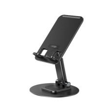 Настільний тримач XO C108 Small Disc Rotating 360° Metal Phone Holder Чорний mag-692068083231619802