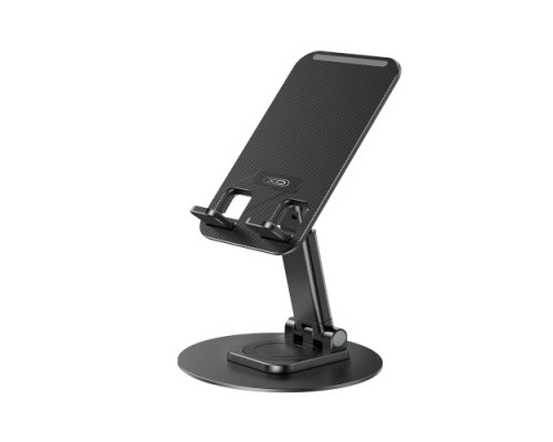 Настільний тримач XO C108 Small Disc Rotating 360° Metal Phone Holder Чорний mag-692068083231619802