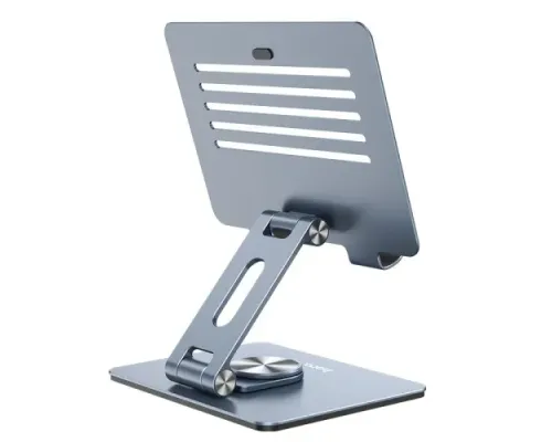 Підставка для планшета Hoco PH52 Might metal rotating tablet desktop holder Сіра mag-6931474788979146147
