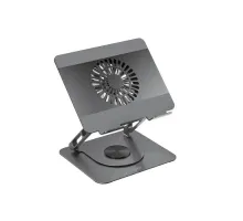 Настільний тримач XO C182 Metal Notebook Holder + Lighted Colourful Radiator Grey mag-6975837586352152947