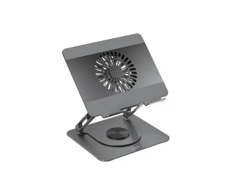 Настільний тримач XO C182 Metal Notebook Holder + Lighted Colourful Radiator Grey mag-6975837586352152947