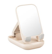 Тримач настільний Baseus Seashell Series Folding Phone Stand (with Mirror) Baby Pink B10551501411-00 mag-693217262991554440