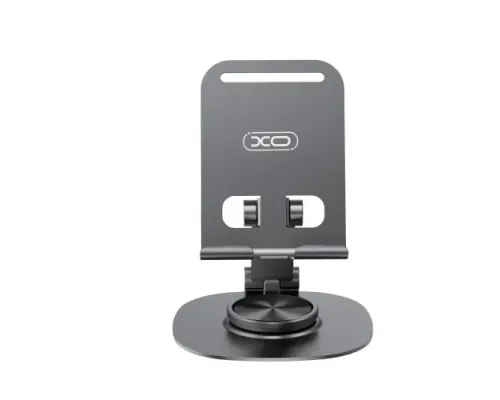 Настільний тримач XO C151 Metal 360° Rotating Desktop Cell Phone Holder Чорний mag-6920680859177147310