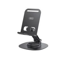 Настільний тримач XO C151 Metal 360° Rotating Desktop Cell Phone Holder Чорний mag-6920680859177147310