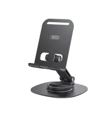 Настільний тримач XO C151 Metal 360° Rotating Desktop Cell Phone Holder Чорний mag-6920680859177147310