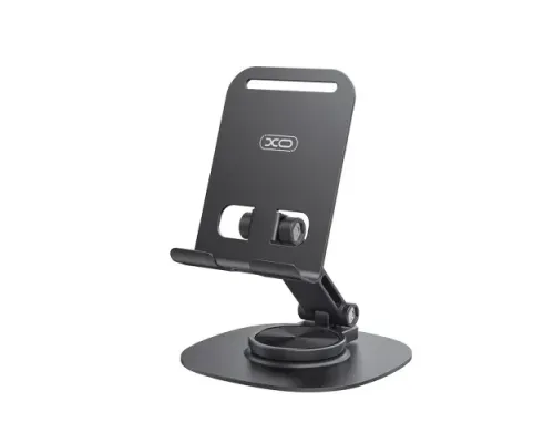 Настільний тримач XO C151 Metal 360° Rotating Desktop Cell Phone Holder Чорний mag-6920680859177147310