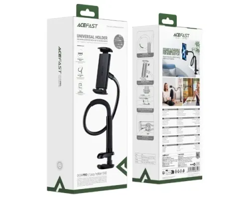 Тримач настiльний ACEFAST E40 lazy holder Black mag-6974316286127153370