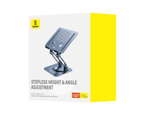 Підставка Baseus UltraStable Pro Series Rotatable (Three-Fold Version) Grey B10059900811-01 mag-6932172636715135304