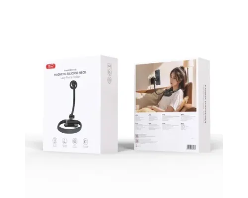 Настільний тримач XO C156 Neck-mountable magnetic holder Чорний mag-6975837581425147581