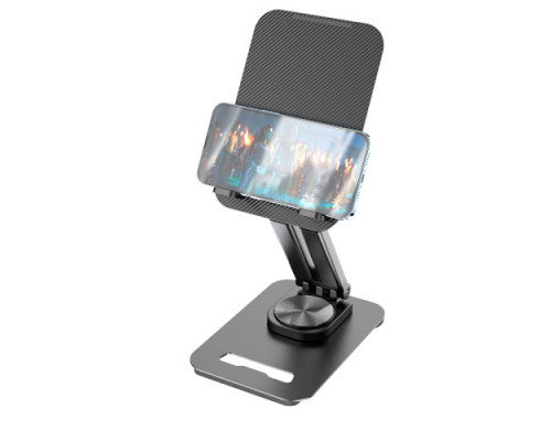 Тримач настільний Hoco PH48 Fun dual axis 360 rotating tablet desktop holder Black mag-693147477075212274