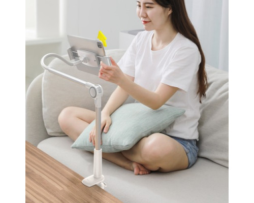 Тримач настільний Baseus Otaku life rotary adjustment lazy Pro (for phone/ipad) Silver LUZQ000012 mag-693217260862054536