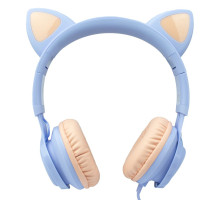 Навушники Hoco W36 Cat Ear Колір Блакитний 6931474770417