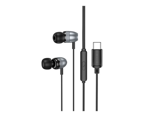 Навушники Borofone BM95 Type-C Колір Чорно-Сірий 6941991115882 ma38439_3748629