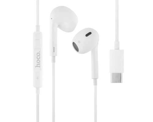 Навушники Hoco M1 Max Type-C Колір Бiлий 6931474754707 ma26182_1820690