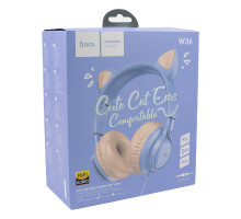 Навушники Hoco W36 мятая упаковка Колір Синій