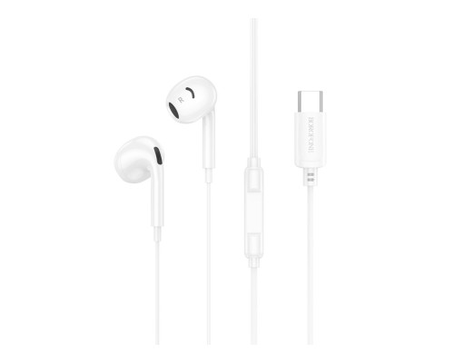Навушники Borofone BM96 Type-C Колір Бiлий 6941991118111 ma38443_3748638