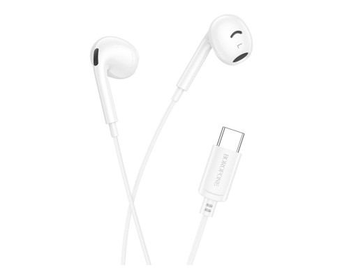 Навушники Borofone BM96 Type-C Колір Бiлий 6941991118111 ma38443_3748638