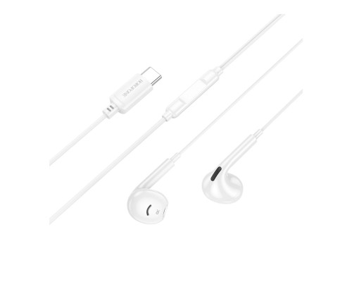 Навушники Borofone BM96 Type-C Колір Бiлий 6941991118111 ma38443_3748638