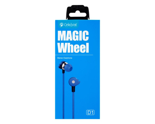 Навушники Celebrat D1 мятая упаковка Колір Голубий 2020000374749 ma33345_3084661