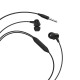 Навушники BOROFONE BM20 DasMelody earphones with mic, 3.5mm audio plug, single button control, Black (6957531088592)