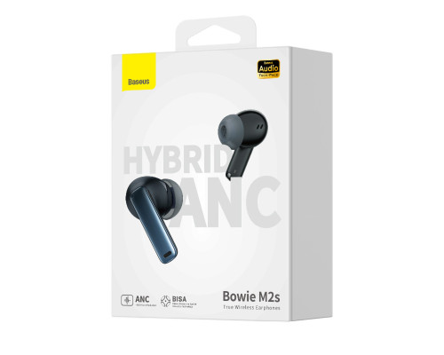 Навушники Baseus Bowie M2s True Wireless Earphones Cluster Black (NGTW350101)