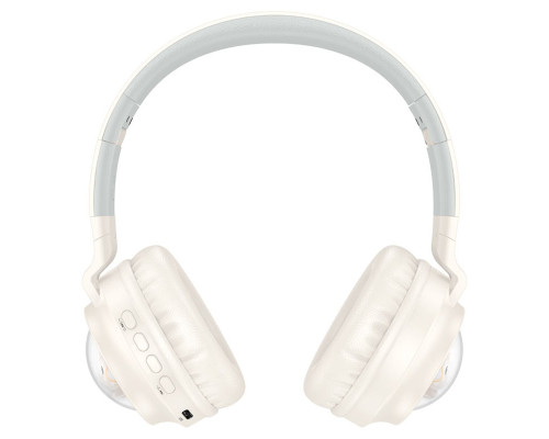 Навушники HOCO W50 Cute fun BT headphones Milky white (6942007619578)