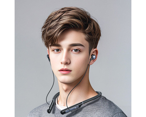 Бездротові навушники ACEFAST N5 neck hanging wireless earphones Black (6974316284192)