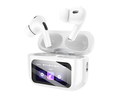 Бездротові навушники HOCO EW72 Lite Soar true wireless touch screen BT headset White (6942007651004)